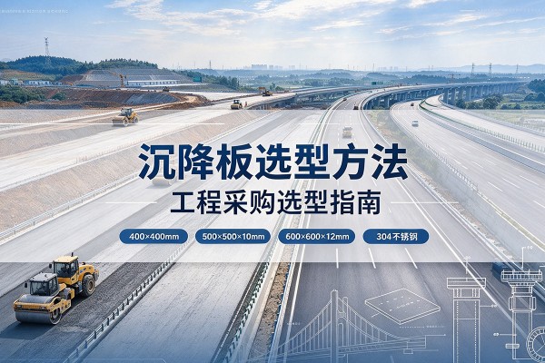 法库沉降板选择方法