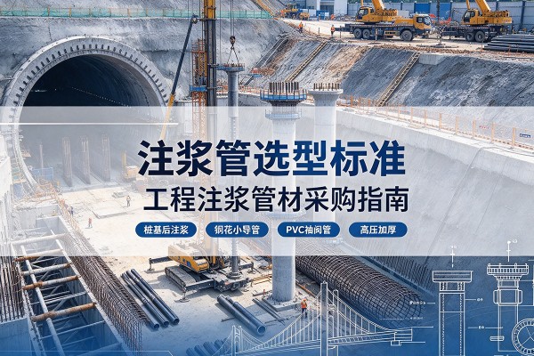 法库注浆管选型标准